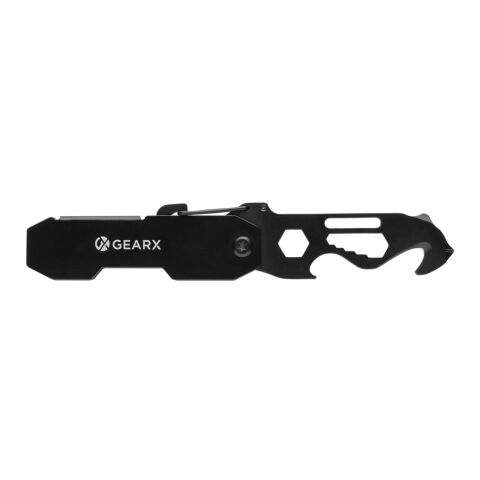 Gear X foldable EDC tool with carabiner and parcel cutter black | No Branding | not available | not available