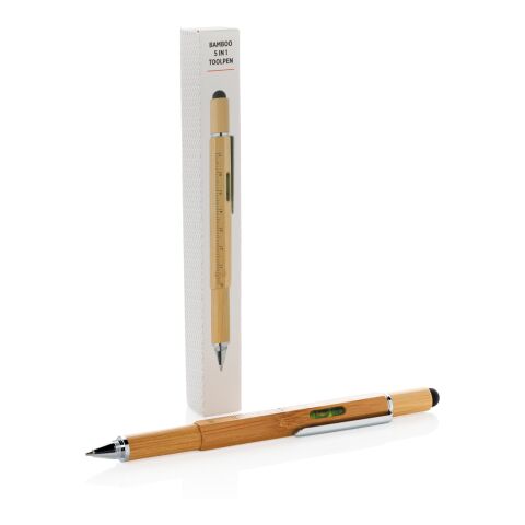 Bamboo 5 in 1 toolpen brown | No Branding | not available | not available
