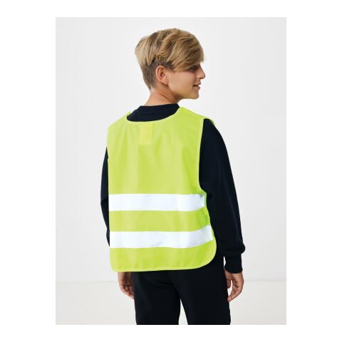 GRS recycled PET high-visibility safety vest 7-12 years yellow | No Branding | not available | not available
