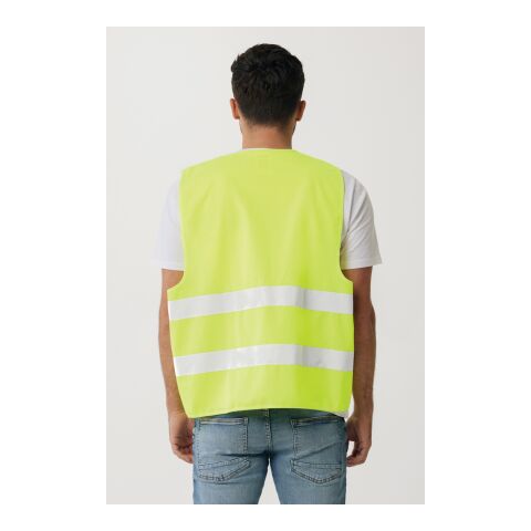 GRS recycled PET high-visibility safety vest yellow | No Branding | not available | not available