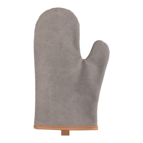 Deluxe canvas oven mitt grey | No Branding | not available | not available