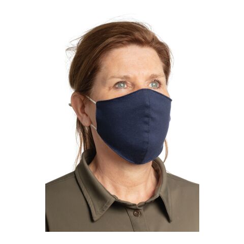 Reusable 2-ply cotton face mask navy | No Branding | not available | not available