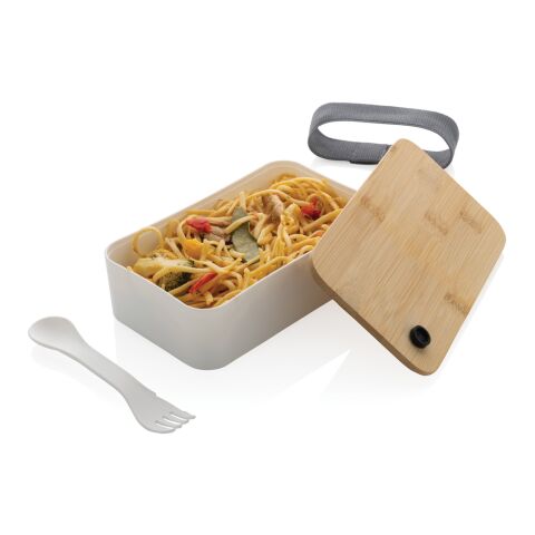 Lunchbox with bamboo lid, RCS-RPP White | No Branding | not available | not available