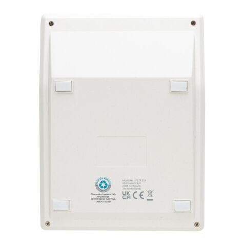 Utah RCS recycled plastic and FSC® bamboo calculator brown | No Branding | not available | not available