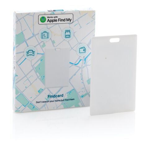 Findcard RCS recycled plastic item finder card white | No Branding | not available | not available