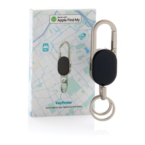 Keyfinder keychain with worldwide locating and USB C black-grey | No Branding | not available | not available