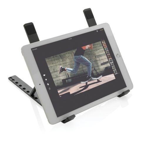 Terra RCS recycled aluminum universal laptop/tablet stand grey | No Branding | not available | not available