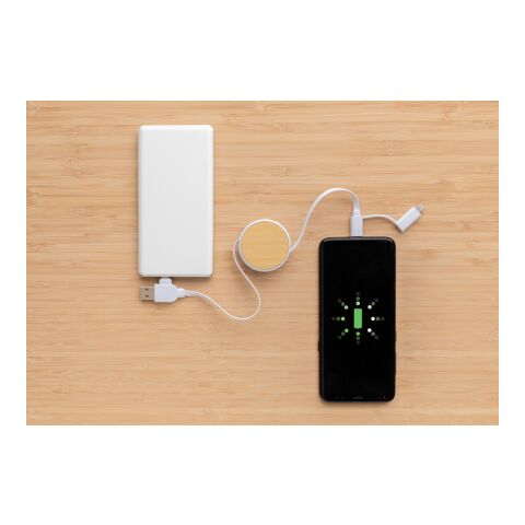 RCS recycled plastic Ontario 6-in-1 retractable cable White | No Branding | not available | not available