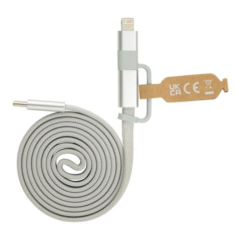 Arc RCS recycled Ultra-thin 60W 2 in 1 magnetic cable grey | No Branding | not available | not available