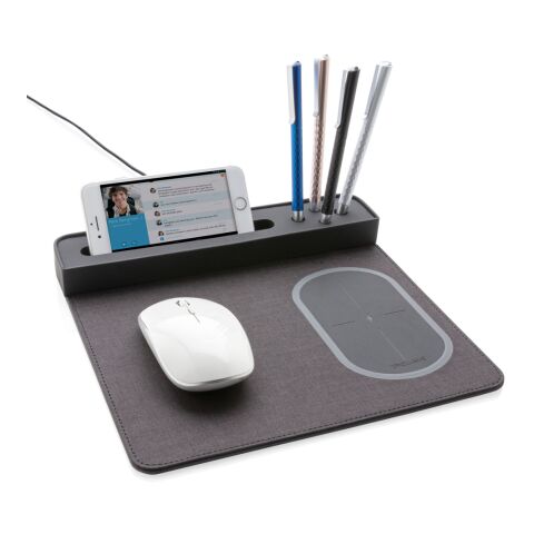 Air mousepad with 5W wireless charging and USB black | No Branding | not available | not available