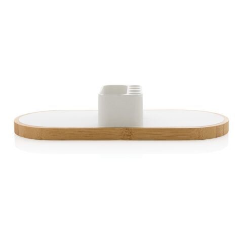 Ontario FSC®&amp; RCS rplastic 10W dual wireless charger White | No Branding | not available | not available