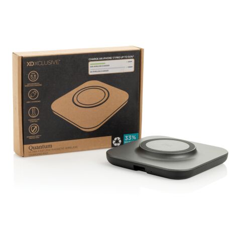 Quantum ultra-fast 25W magnetic wireless charging pad grey-black | No Branding | not available | not available