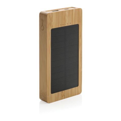Sunwick 10.000 mAh Bamboo solar powerbank brown | No Branding | not available | not available