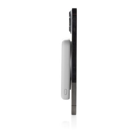 Stellar RCS recycled plastic 5000 mah 5W magnetic powerbank white | No Branding | not available | not available