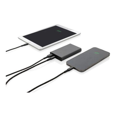 Terra RCS recycled aluminum powerbank 5.000 mAh grey | No Branding | not available | not available