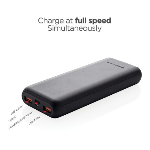 Urban Vitamin Pasadena 20.000 mAh 18W PD powerbank black | No Branding | not available | not available