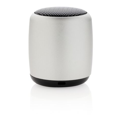 Mini aluminium wireless speaker silver | No Branding | not available | not available