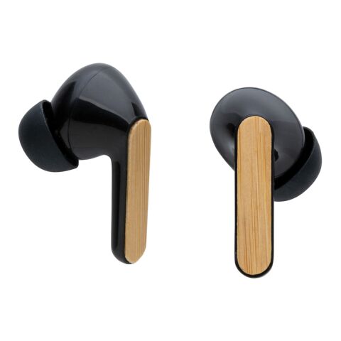 RCS recycled plastic &amp; bamboo TWS earbuds brown | No Branding | not available | not available