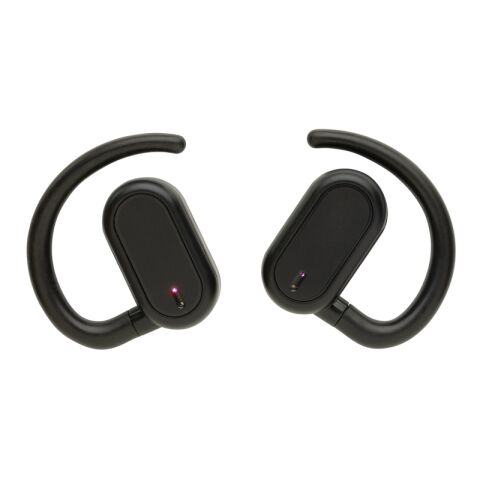 Fitsound RCS recycled plastic open ear TWS earbuds black | No Branding | not available | not available