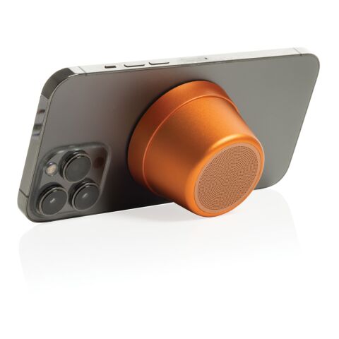 Nivio RCS recycled aluminum magnetic 5W Speaker orange | No Branding | not available | not available