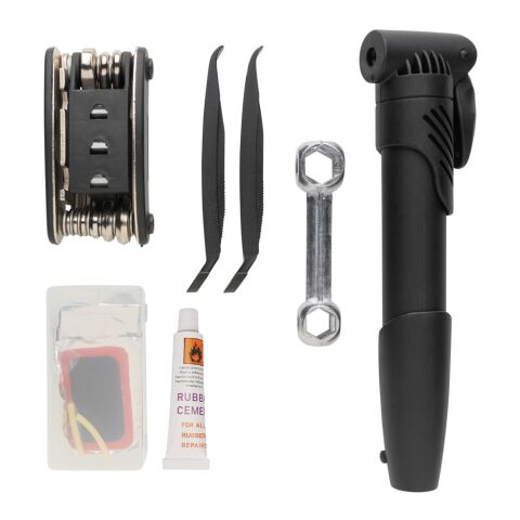 Bike repair kit 17 pcs black | No Branding | not available | not available