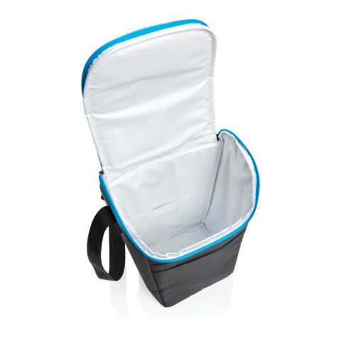 Explorer portable outdoor cooler bag black-blue | No Branding | not available | not available