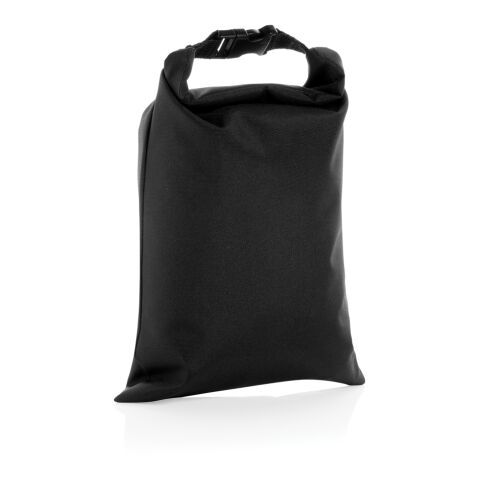 Snackstrap AWARE™ RPET foldable lunchbag 30x20CM black | No Branding | not available | not available