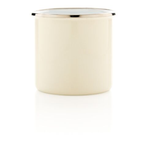 Vintage enamel mug white | No Branding | not available | not available