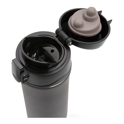 Metallic easy lock vacuum mug black | No Branding | not available | not available