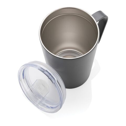 RCS Recycled stainless steel modern vacuum mug with lid anthracite | No Branding | not available | not available