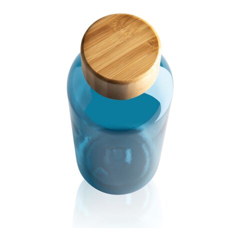 GRS RPET bottle with FSC bamboo lid blue | No Branding | not available | not available