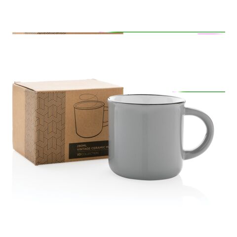 Vintage ceramic mug grey | No Branding | not available | not available