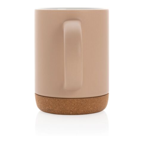 Ceramic mug with cork base brown | No Branding | not available | not available