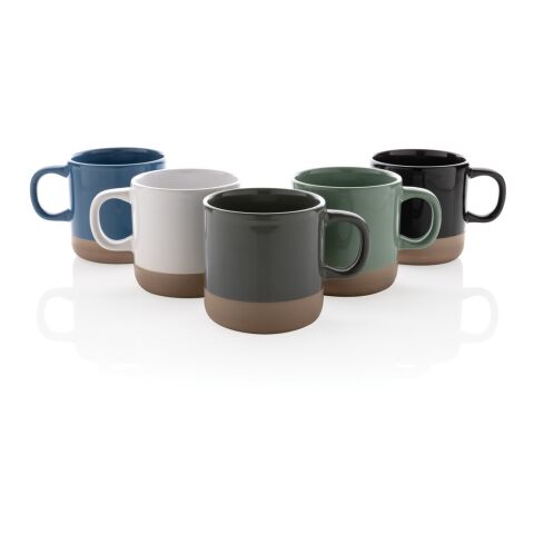 Glazed ceramic mug grey | No Branding | not available | not available