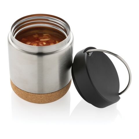 Savory RCS certified recycled stainless steel foodflask silver | No Branding | not available | not available