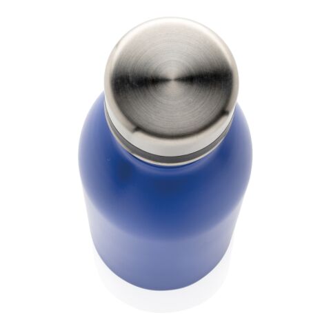 RCS Recycled stainless steel deluxe water bottle blue | No Branding | not available | not available