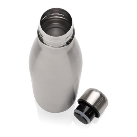 Eureka RCS certified recycled stainless steel water bottle silver | No Branding | not available | not available