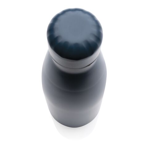 Solid colour vacuum stainless steel bottle 500 ml blue