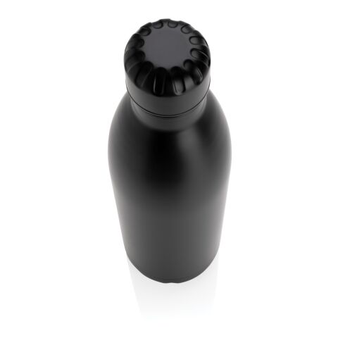 Solid colour vacuum stainless steel bottle 750ml black | No Branding | not available | not available