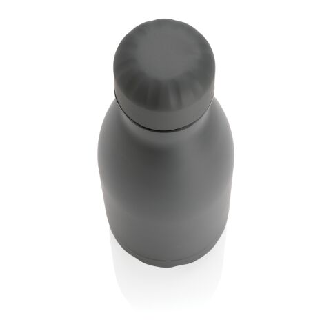 Solid colour vacuum stainless steel bottle 260ml grey | No Branding | not available | not available