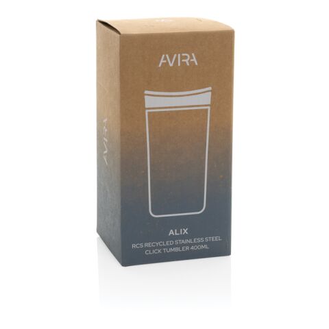Avira Alix RCS re-steel click tumbler 400ML silver | No Branding | not available | not available
