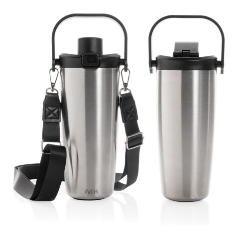 Avira Ayala RCS re-steel duosip lockable crossbody tumbler silver | No Branding | not available | not available