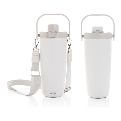 Avira Ayala RCS re-steel duosip lockable crossbody tumbler white | No Branding | not available | not available
