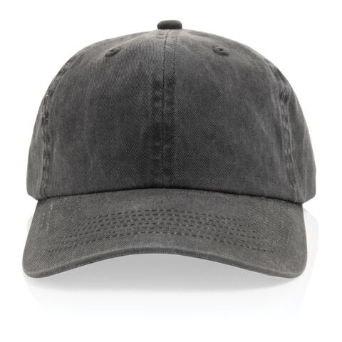 BEAU AWARE™ Washed 6 panel 270gsm cotton twill cap black | No Branding | not available | not available | not available
