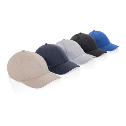 Milo AWARE™ recycled heather 6 panel cap 200gr white | No Branding | not available | not available | not available