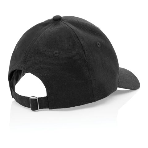 Impact 6 panel 280gr Recycled cotton cap with AWARE™ tracer black | No Branding | not available | not available | not available
