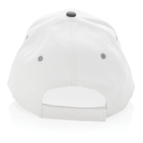 Impact AWARE™ Brushed rcotton 6 panel contrast cap 280gr White | No Branding | not available | not available | not available