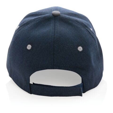 Impact AWARE™ Brushed rcotton 6 panel contrast cap 280gr navy | No Branding | not available | not available | not available