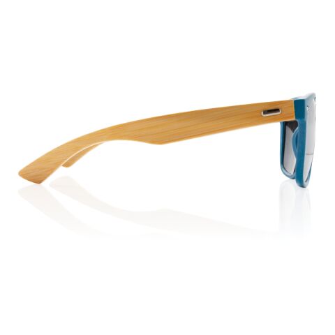 FSC® Bamboo and RCS recycled plastic sunglasses blue | No Branding | not available | not available
