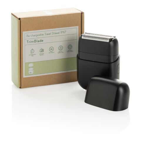 TrimBlade re-chargeable Travel Shaver IPX7 black | No Branding | not available | not available